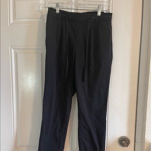 Zara black ankle pants